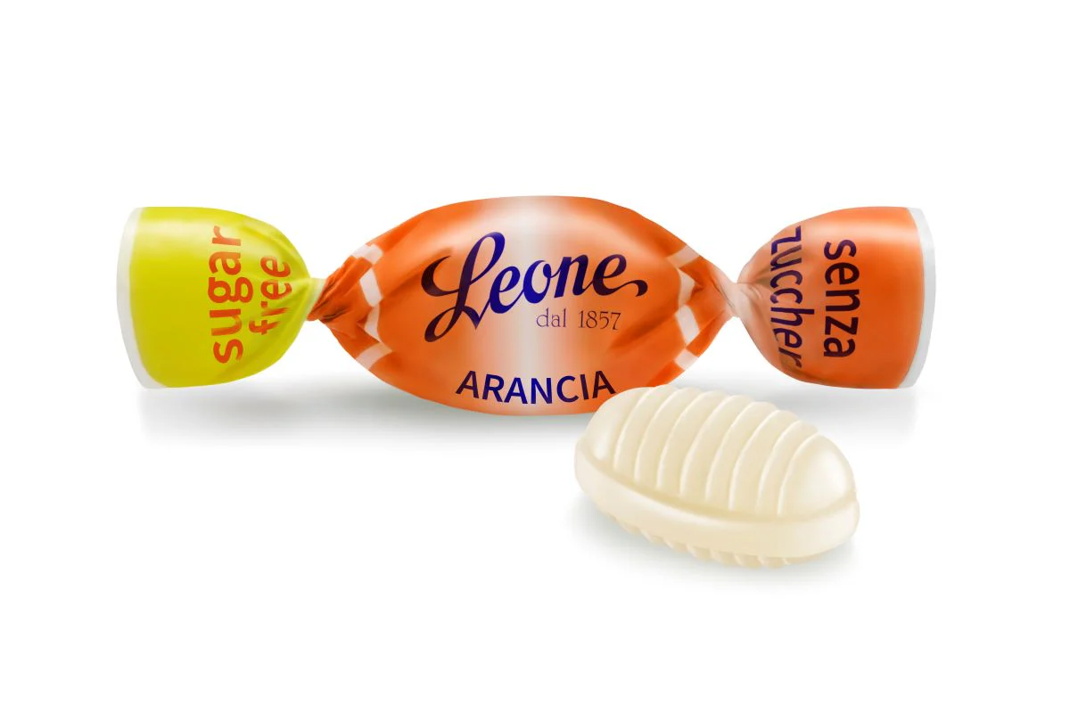 6 Sacchetti Caramelle Senza Zucchero Arancia - Image 2