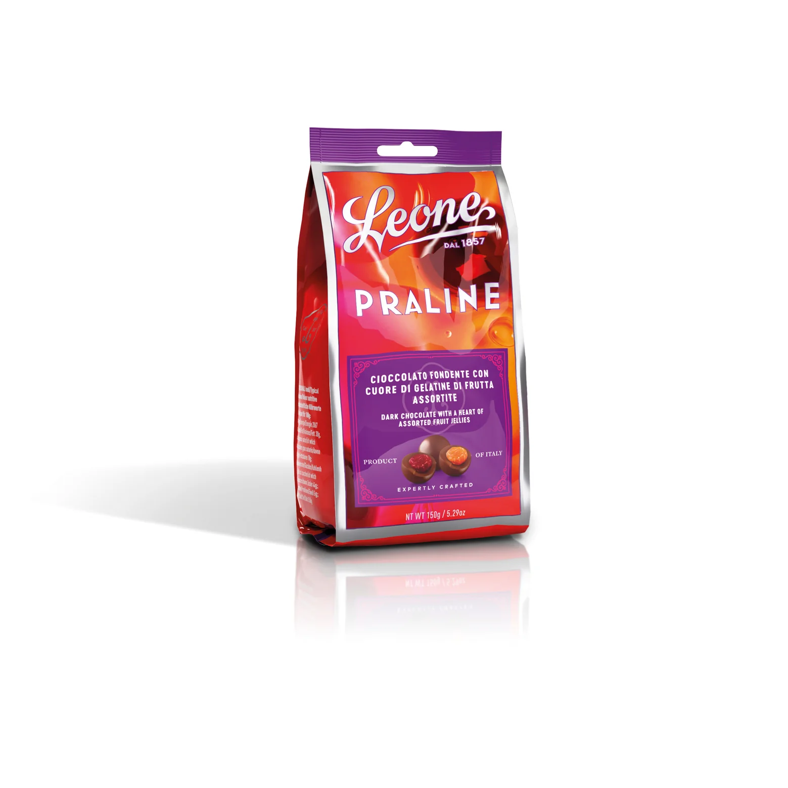 6 Sacchetti Praline Gelée Frutta ricoperte cioccolato