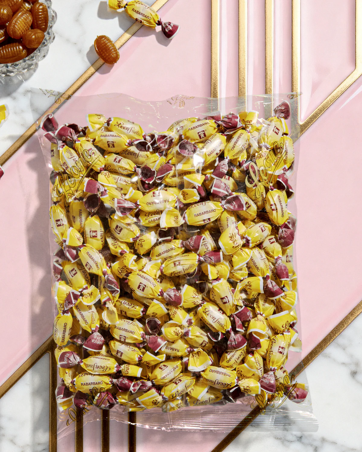 Caramelle Senza Zuccheri al Rabarbaro 500g