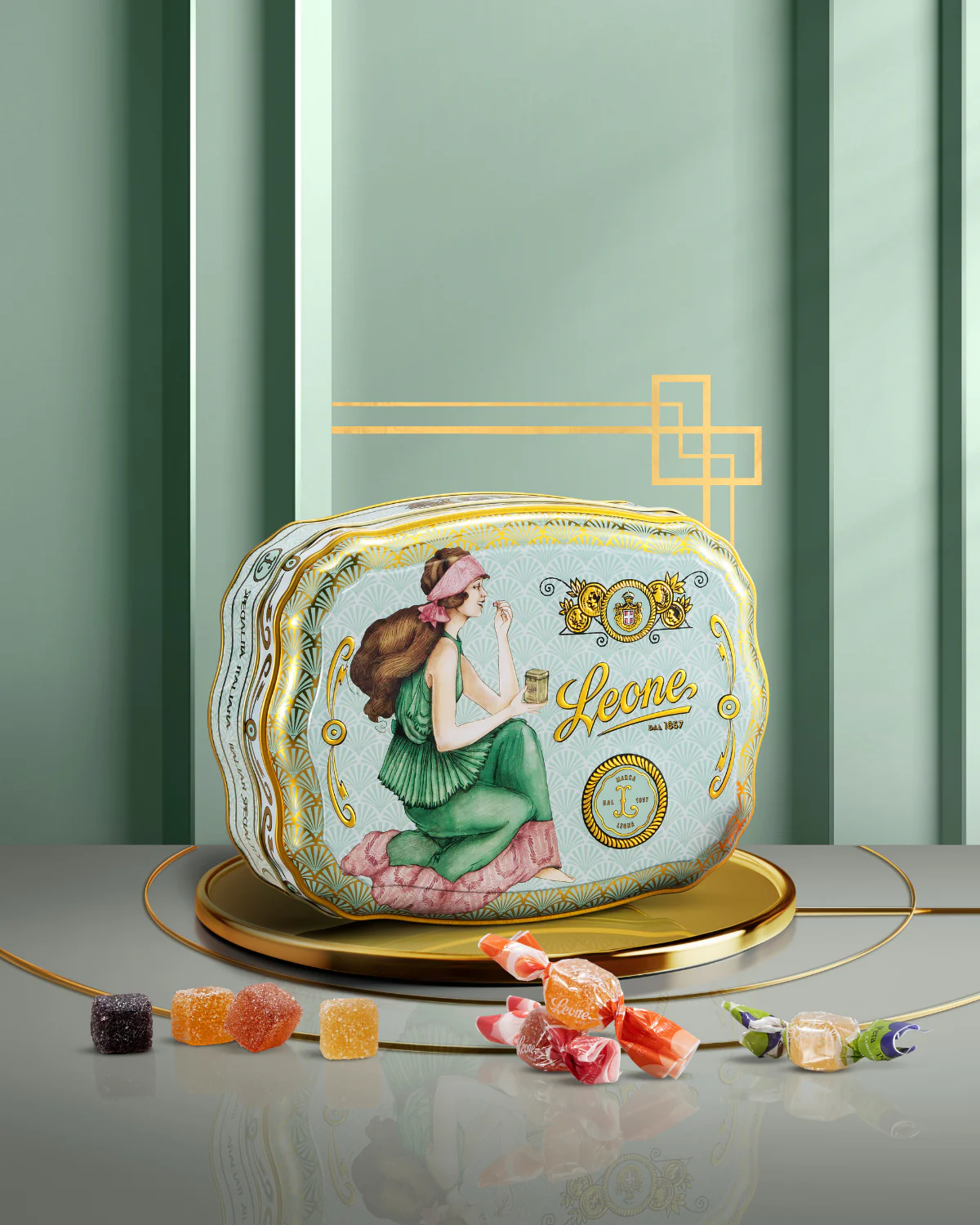 Latta Liberty verde con Gelée