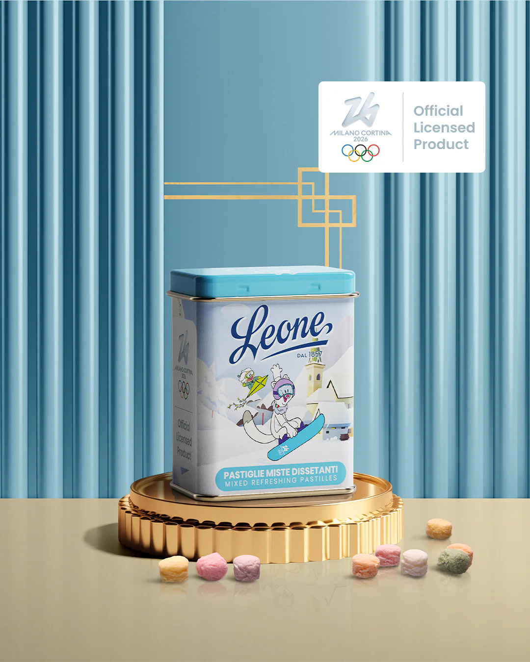 Lattina Pastiglie - Collezione Milano Cortina 2026 - Snowboard (Olimpiadi)