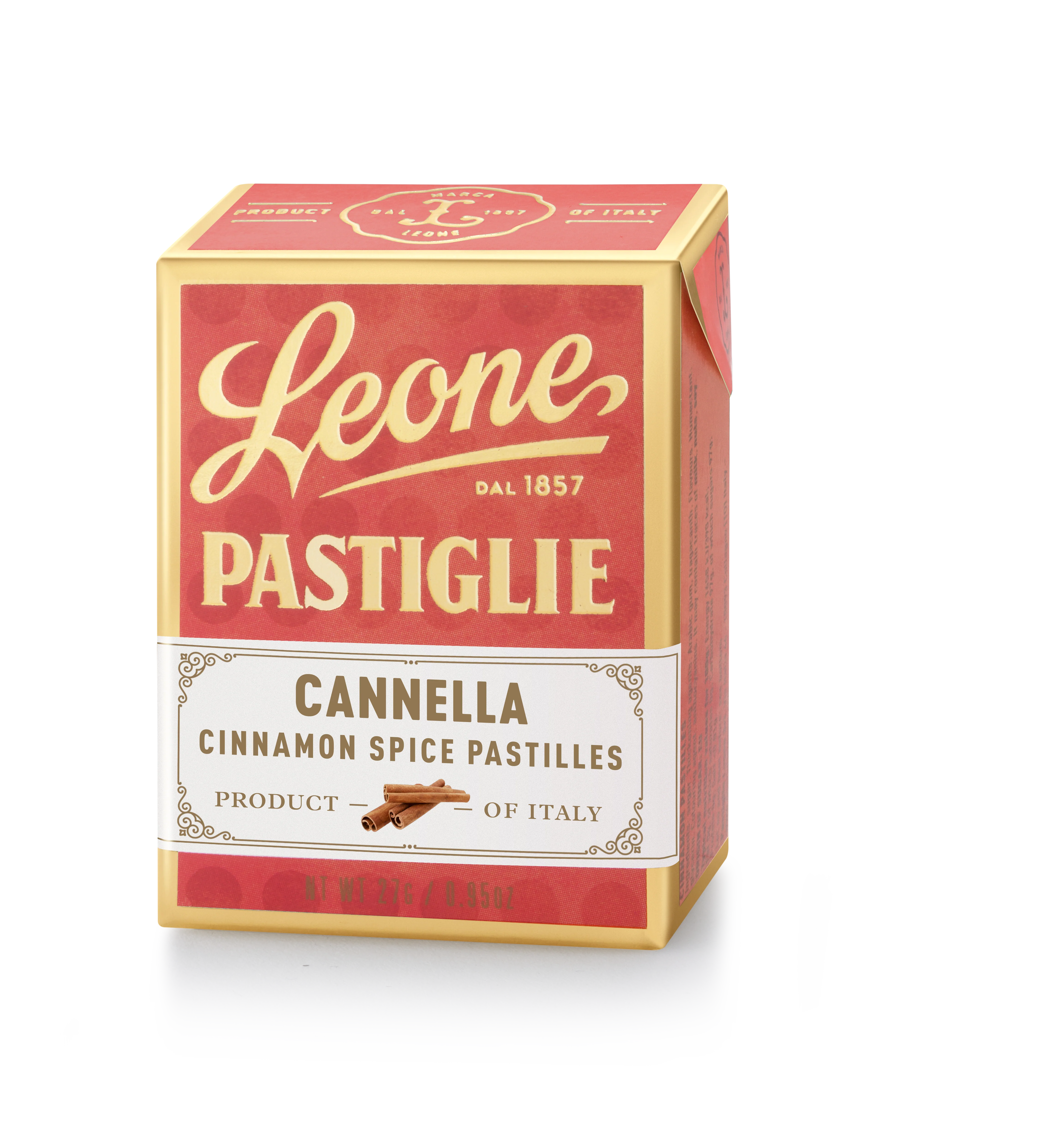 Mini espositore 18 scatolette Pastiglie Cannella 27g
