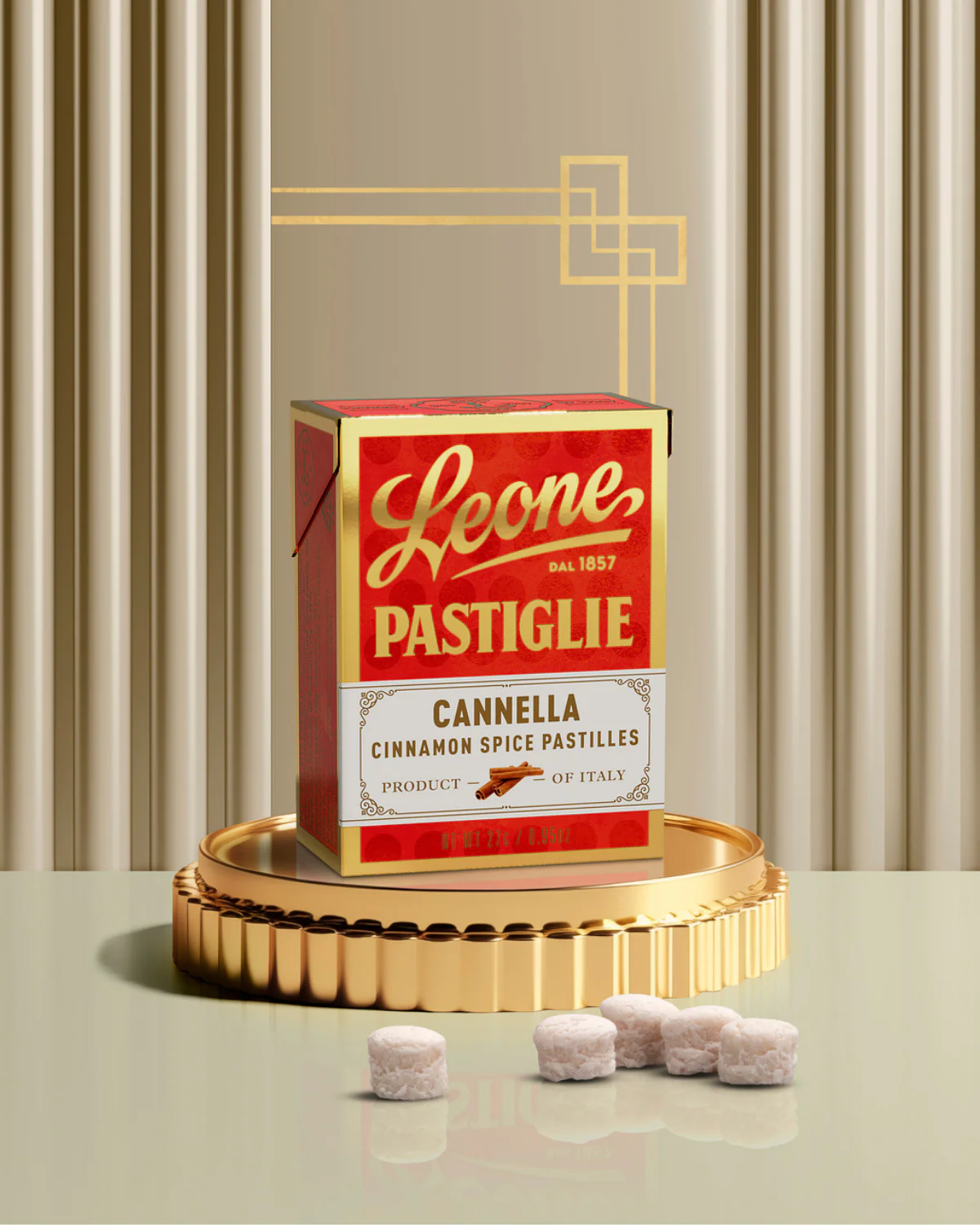 Mini espositore 18 scatolette Pastiglie Cannella 27g - Image 2
