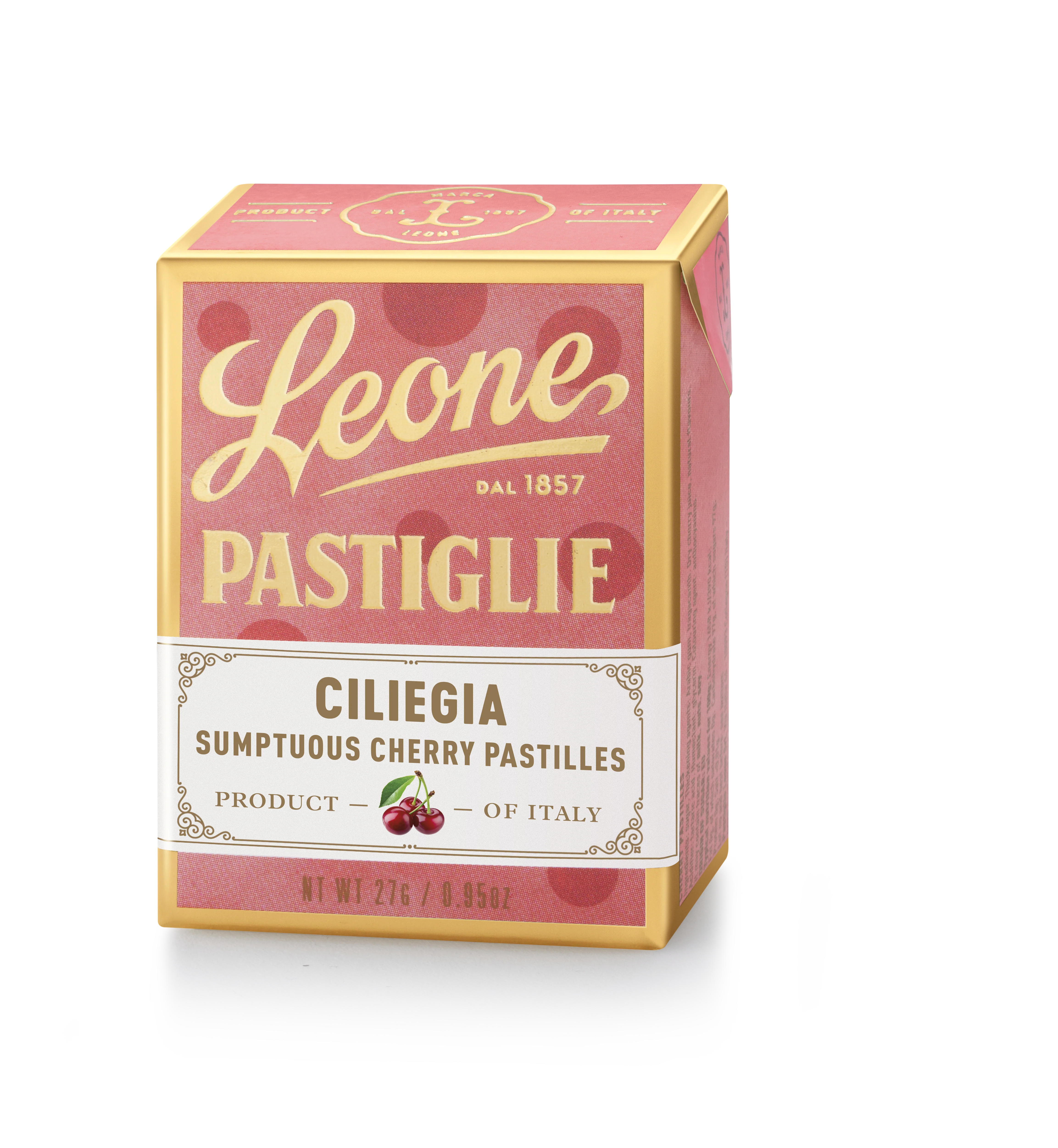 Mini espositore 18 scatolette Pastiglie Ciliegia 27g