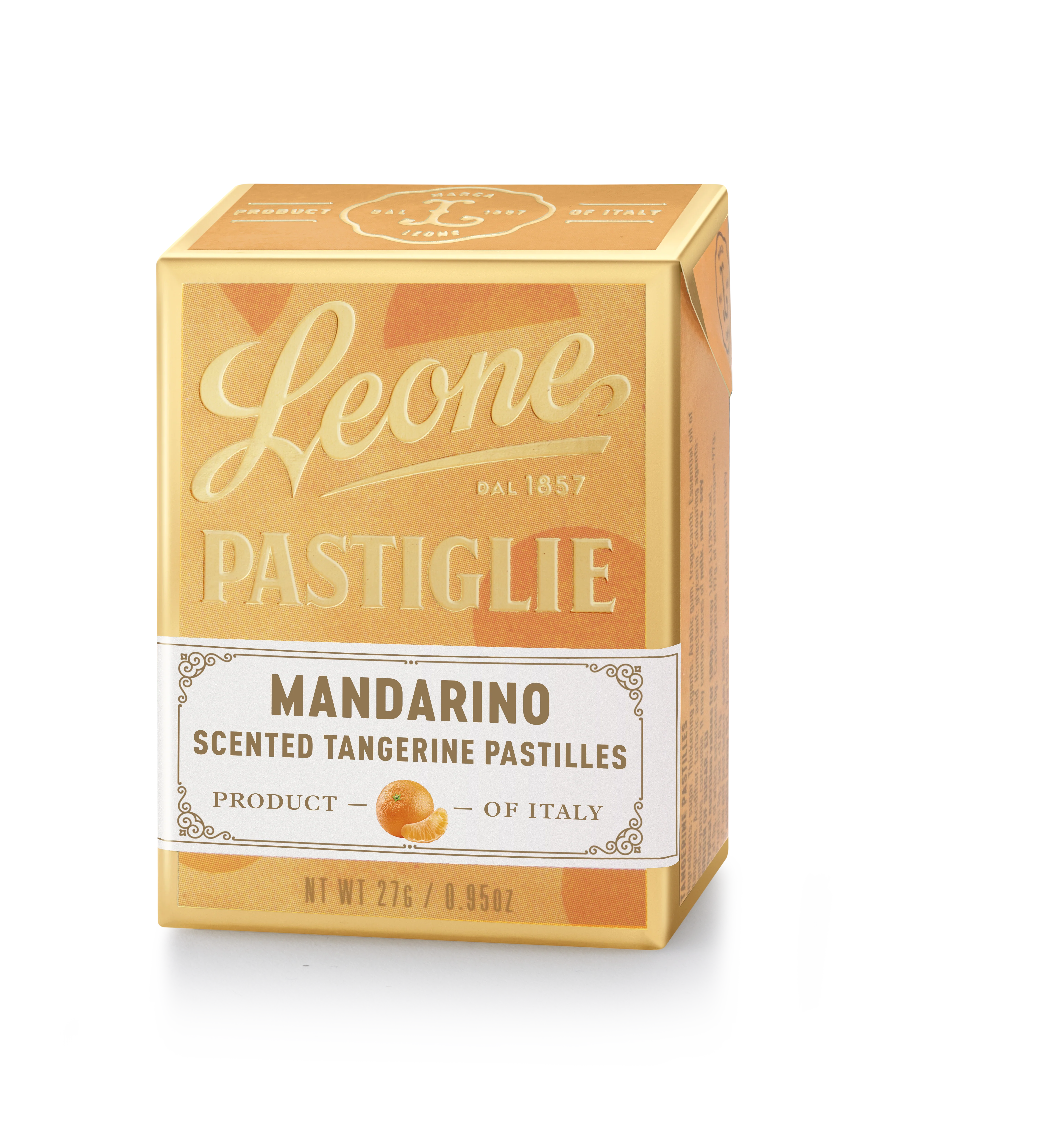 Mini espositore 18 scatolette Pastiglie Mandarino 27g