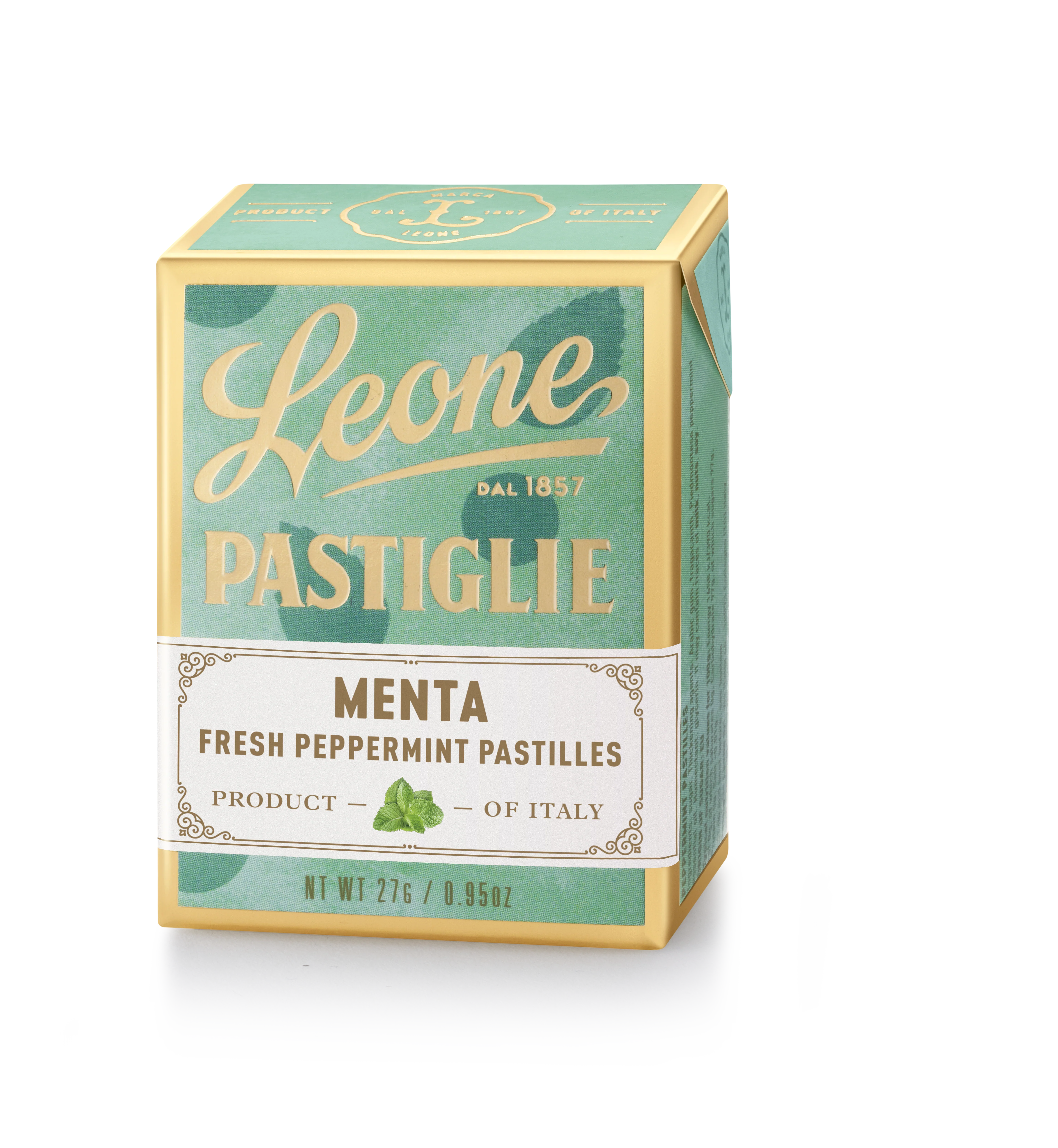 Mini espositore 18 scatolette Pastiglie Menta 27g