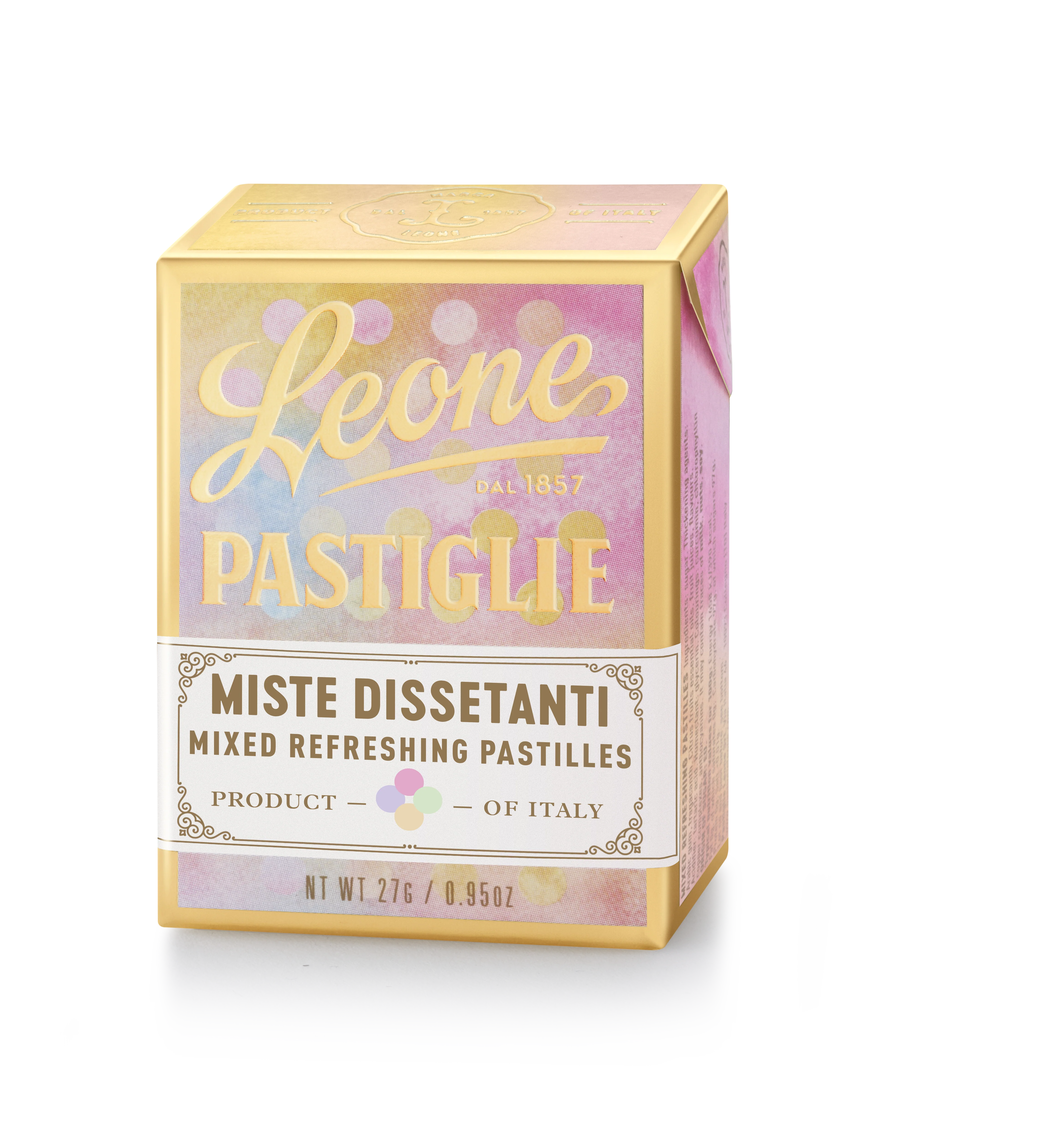 Mini espositore 18 scatolette Pastiglie Miste Dissetanti 27g